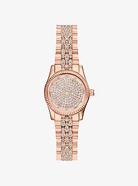 Petite Lexington Pavé Rose Gold-Tone Watch