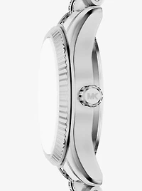 Petite Lexington Pavé Silver-Tone Watch
