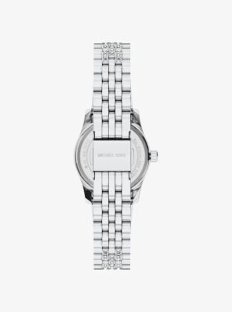 Petite Lexington Pavé Silver-Tone Watch