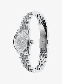 Petite Lexington Pavé Silver-Tone Watch