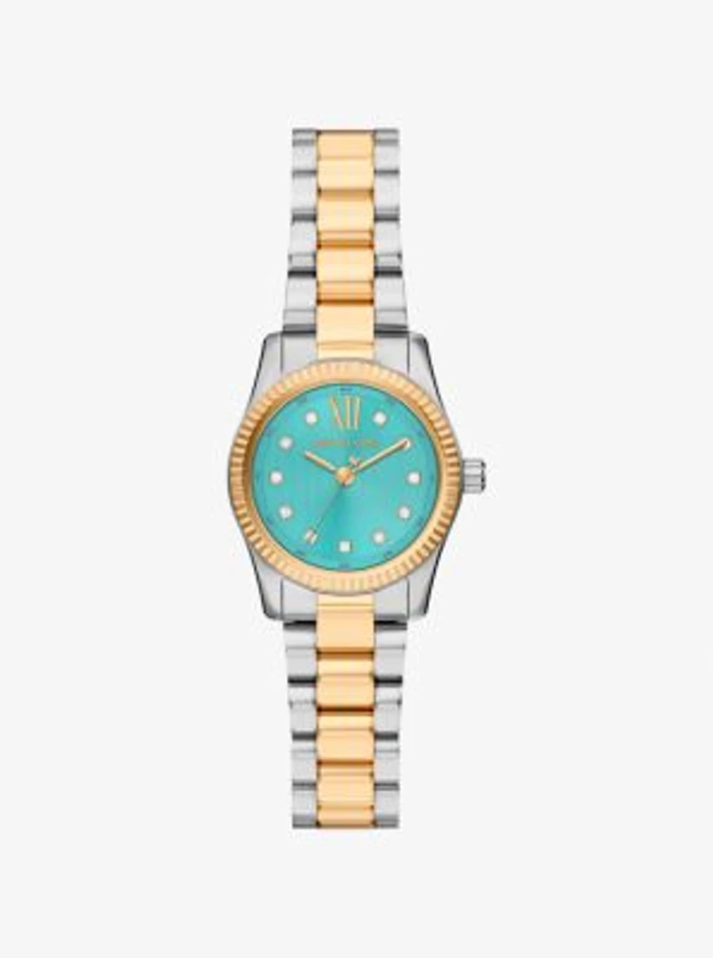 Petite Lexington Pavé Two-Tone Watch