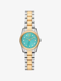 Petite Lexington Pavé Two-Tone Watch