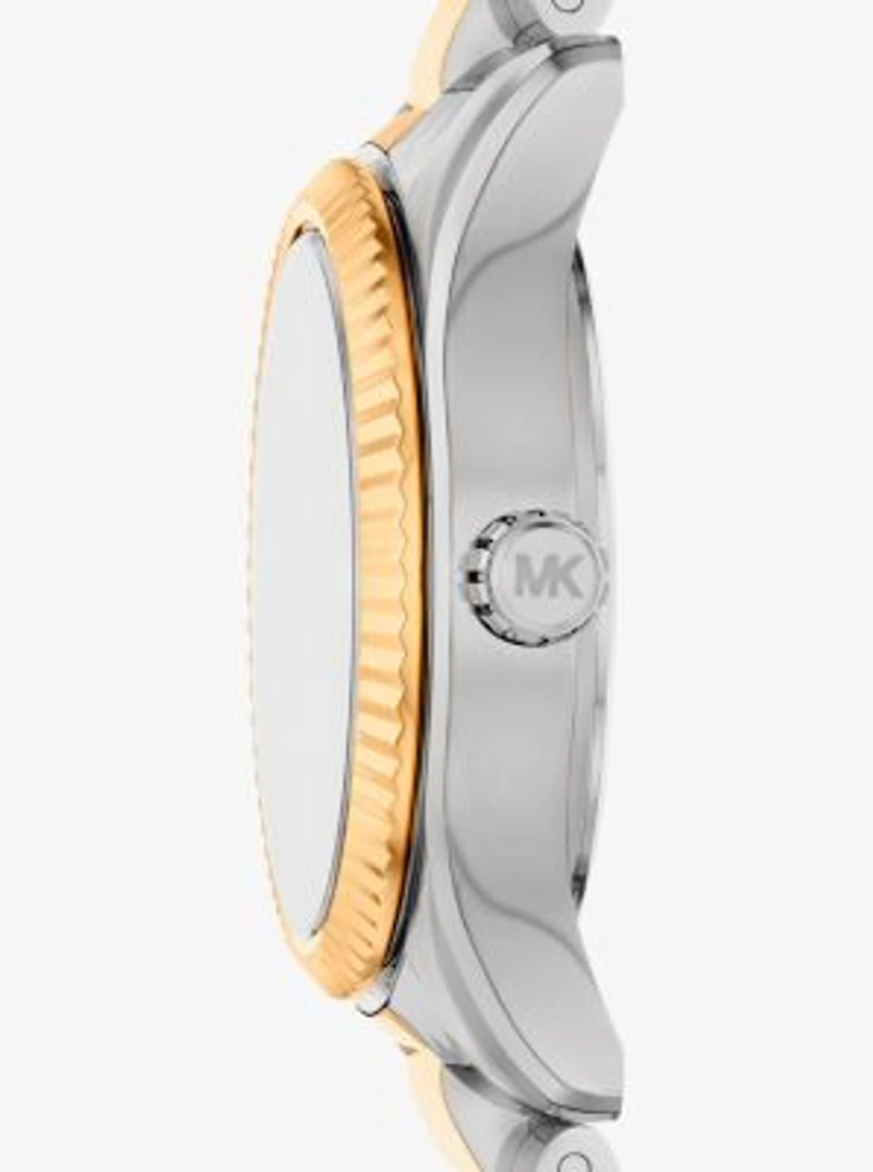 Petite Lexington Pavé Two-Tone Watch