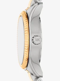 Petite Lexington Pavé Two-Tone Watch