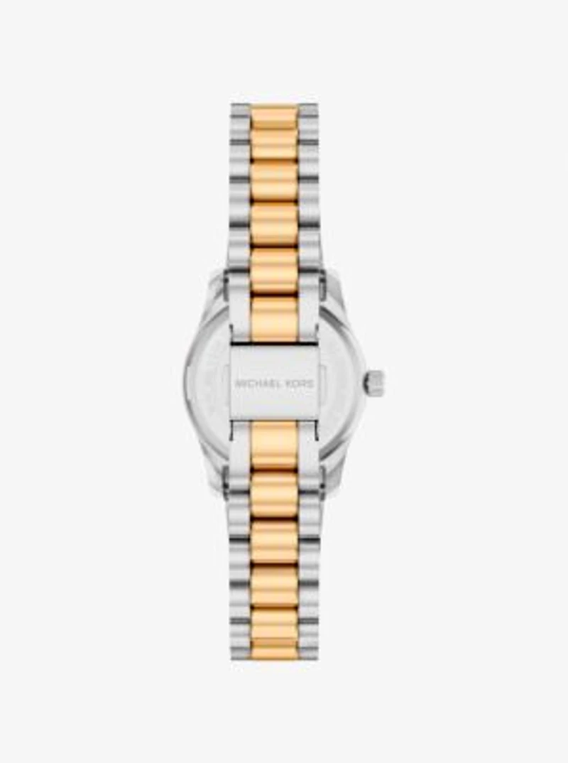 Petite Lexington Pavé Two-Tone Watch