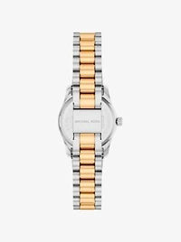 Petite Lexington Pavé Two-Tone Watch