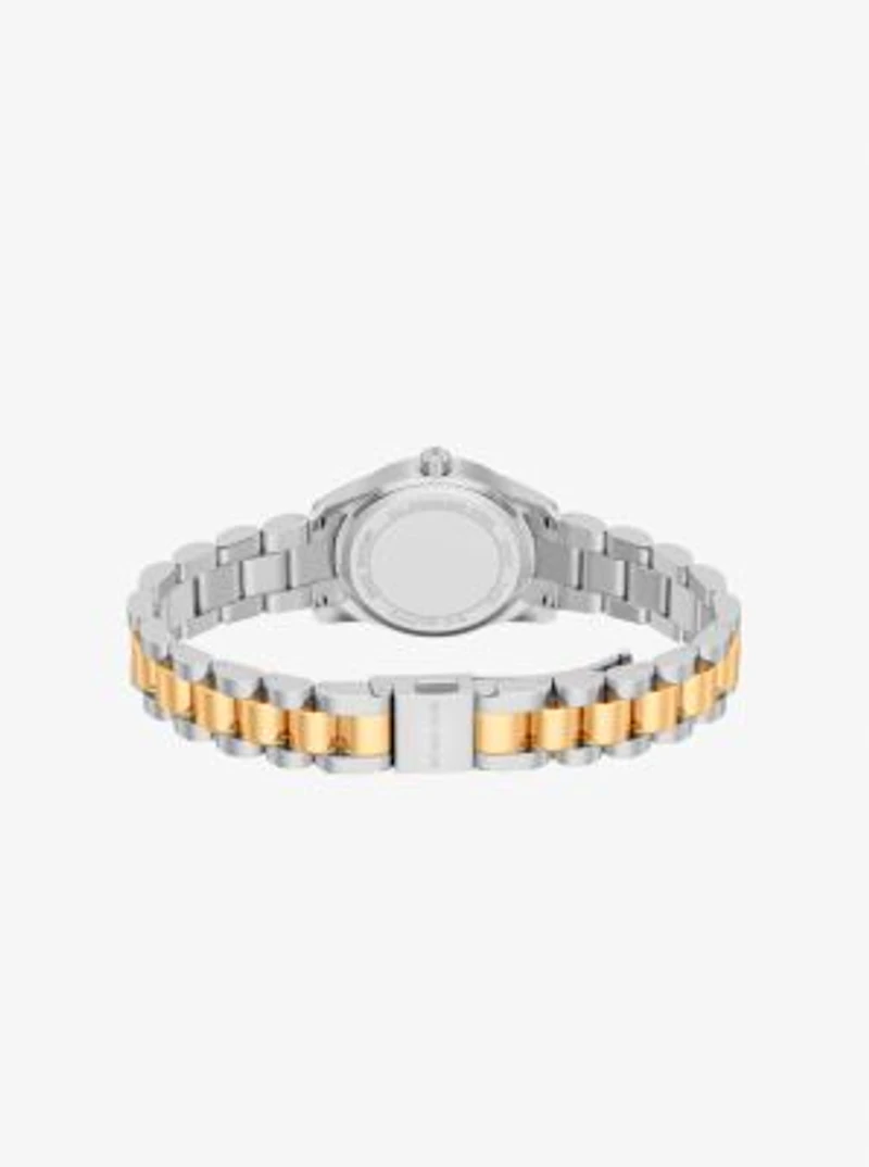 Petite Lexington Pavé Two-Tone Watch
