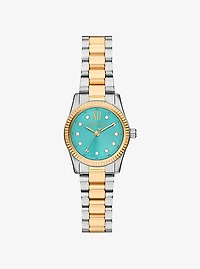 Petite Lexington Pavé Two-Tone Watch