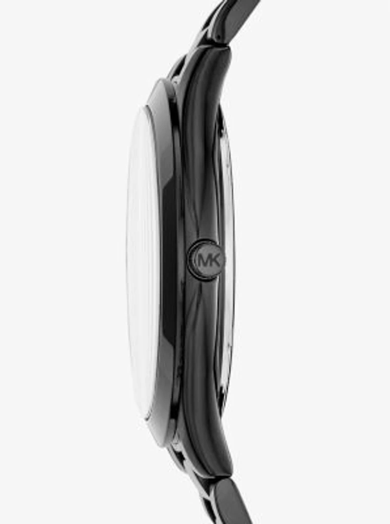 Oversized Slim Runway Black-Tone Watch