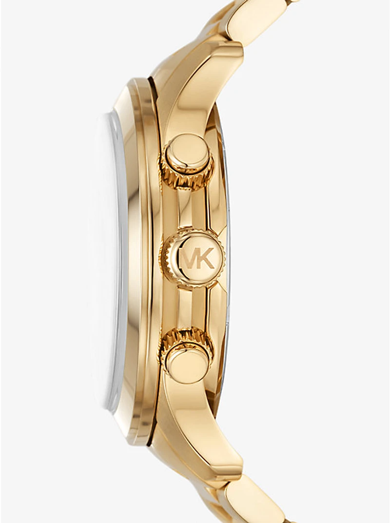 Oversized Runway Gold-Tone Watch