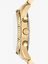Oversized Lexington Gold-Tone Watch