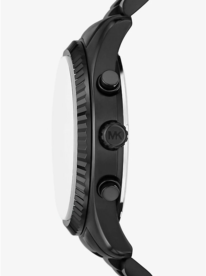 Oversized Lexington Black-Tone Watch