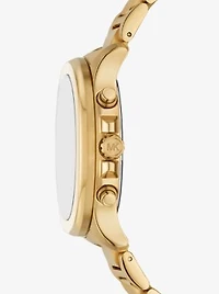 Oversized Sage Gold-Tone Watch