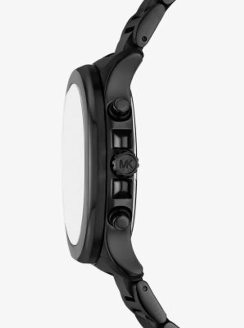 Oversized Sage Black-Tone Watch