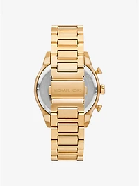 Oversized Panorama Gold-Tone Watch