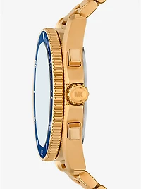 Oversized Maritime Gold-Tone Watch