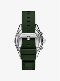 Oversized Maritime Two-Tone and Silicone Watch