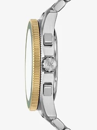 Oversized Maritime Two-Tone Watch