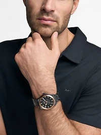 Oversized Panorama Two-Tone Watch