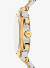Oversized Billie Two-Tone Watch