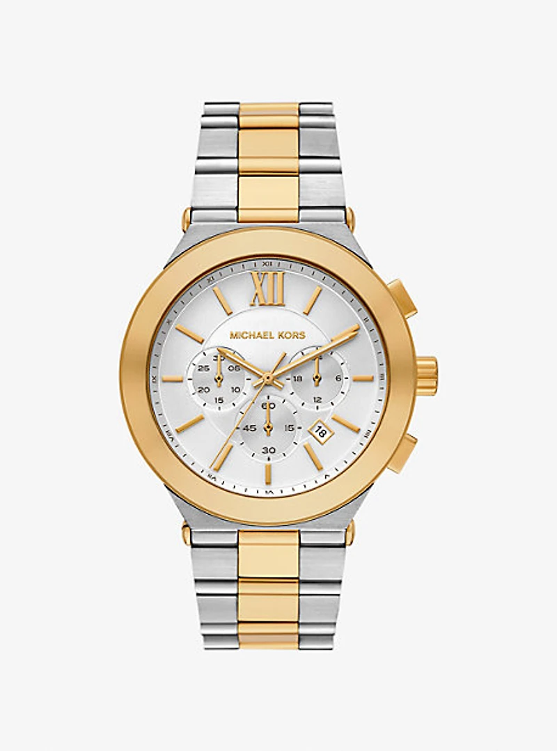 Oversized Billie Two-Tone Watch