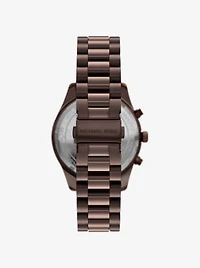 Oversized Lexington Brown-Tone Watch