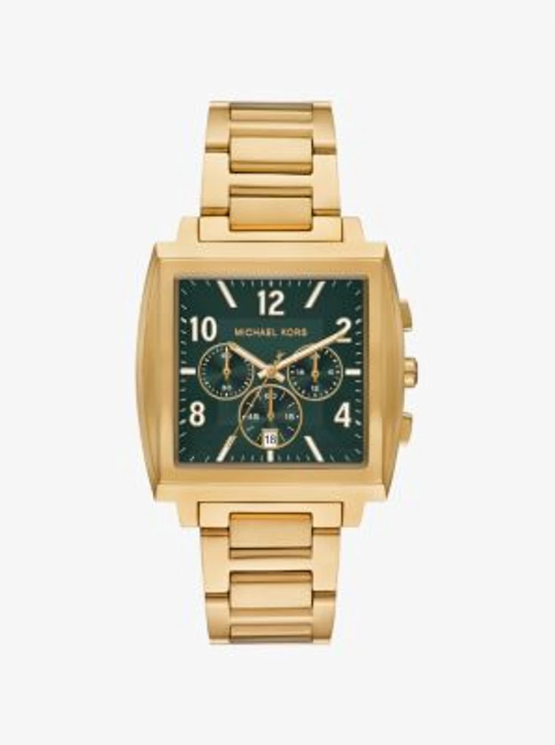 Oversized Rhys Gold-Tone Watch