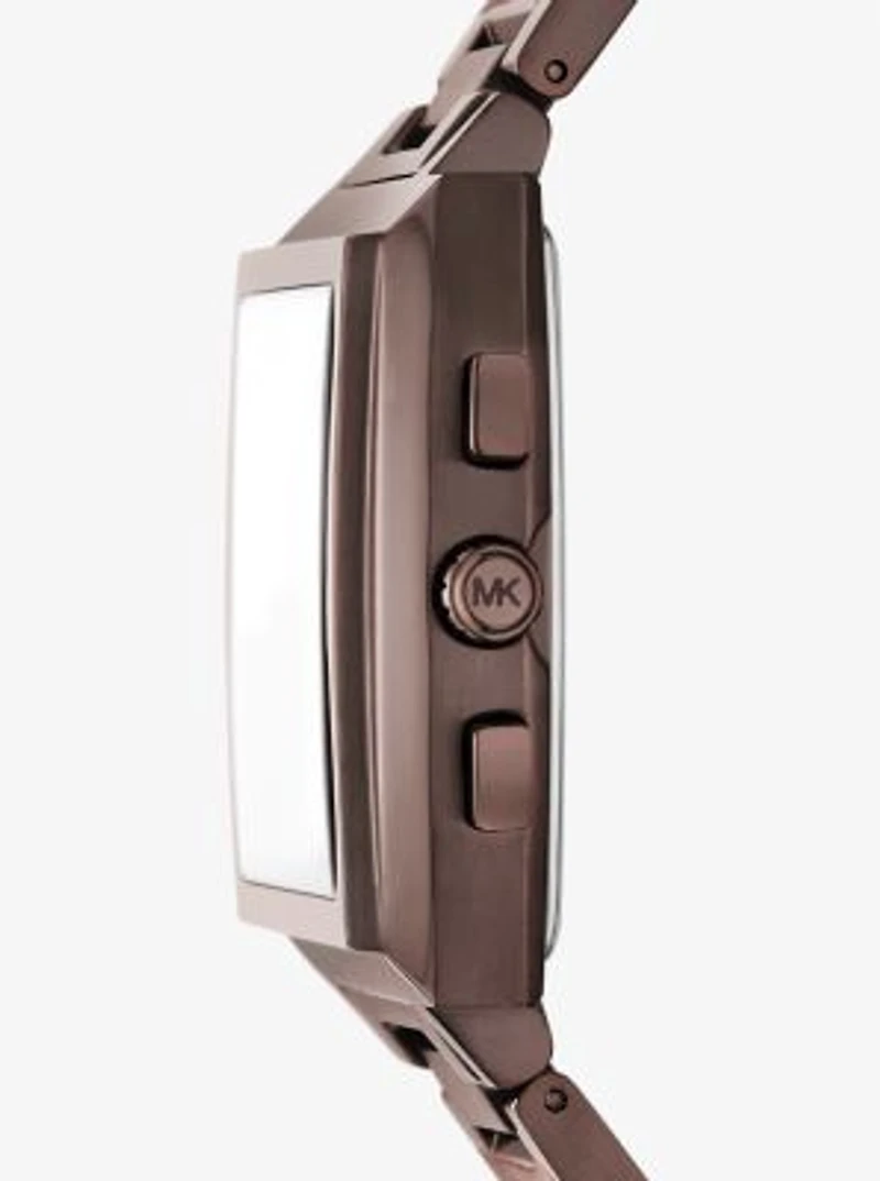 Oversized Rhys Brown-Tone Watch