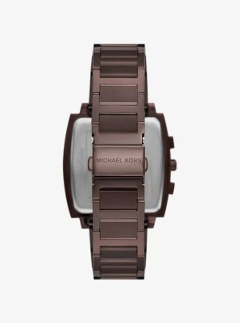 Oversized Rhys Brown-Tone Watch
