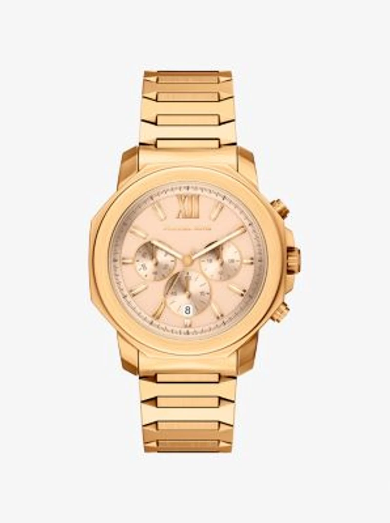 Oversized Prescott Gold-Tone Watch