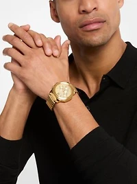 Oversized Prescott Gold-Tone Watch