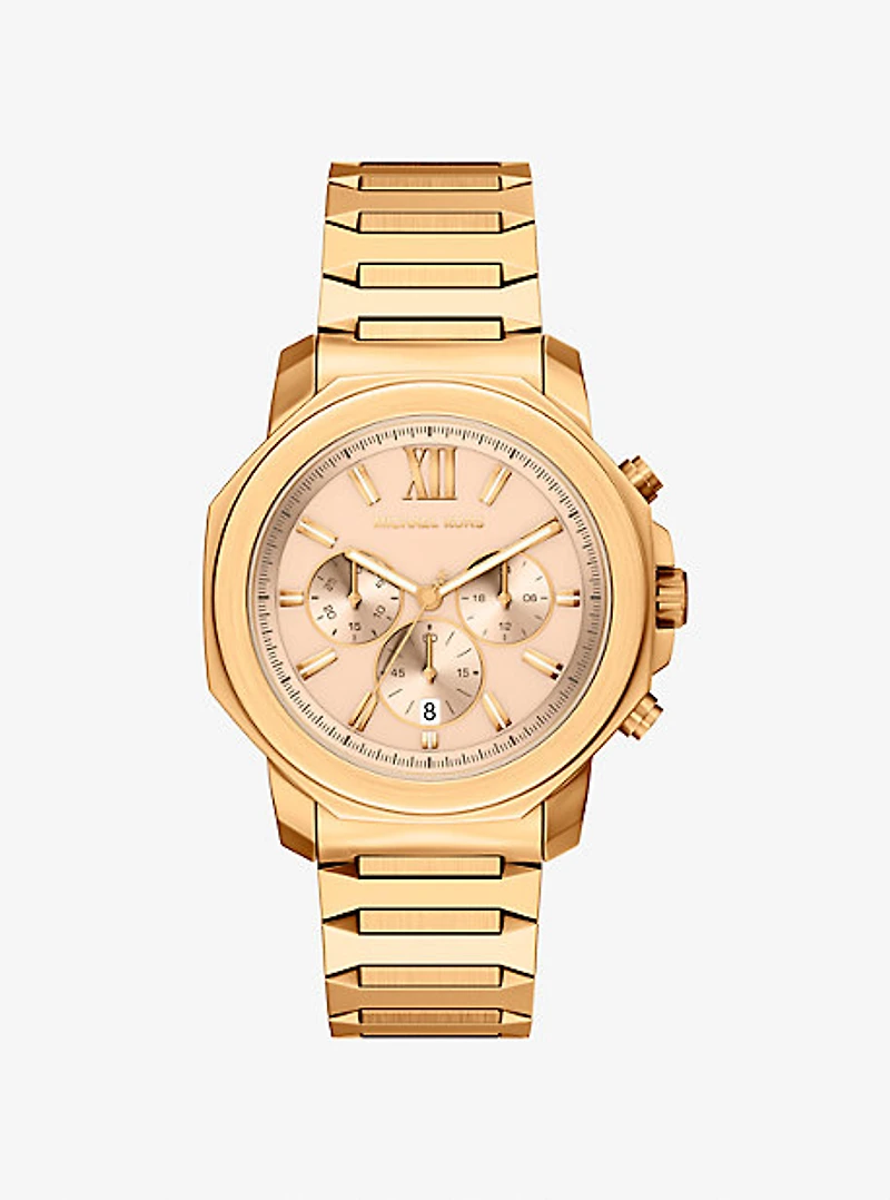 Oversized Prescott Gold-Tone Watch