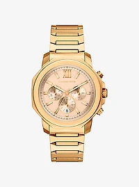 Oversized Prescott Gold-Tone Watch