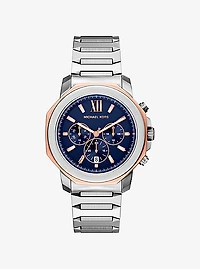 Oversized Prescott Two-Tone Watch