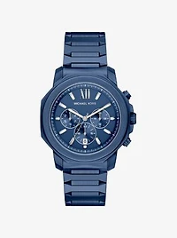 Oversized Prescott Blue-Tone Watch
