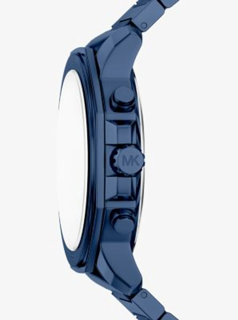 Oversized Prescott Blue-Tone Watch