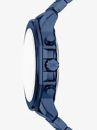 Oversized Prescott Blue-Tone Watch