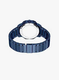 Oversized Prescott Blue-Tone Watch