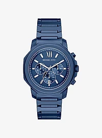 Oversized Prescott Blue-Tone Watch