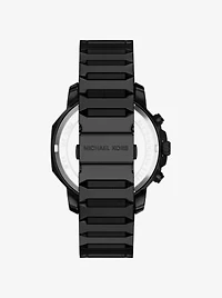 Oversized Prescott Black-Tone Watch