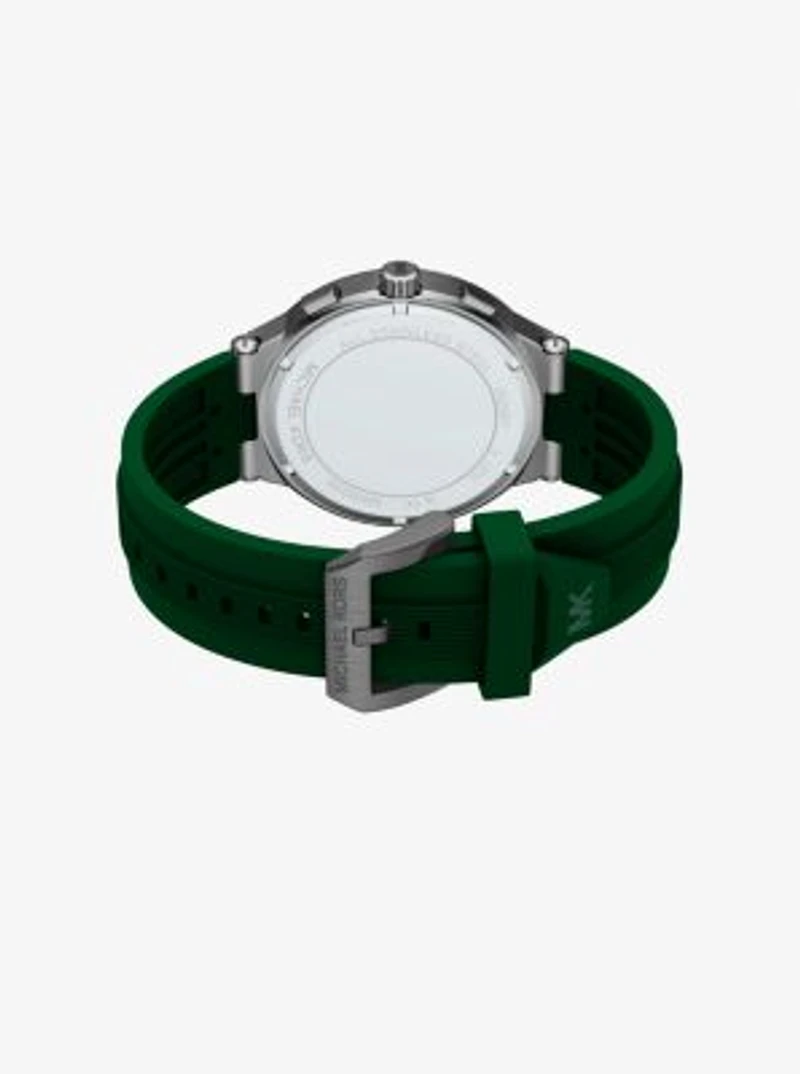 Oversized Billie Gunmetal and Silicone Watch