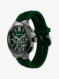 Oversized Billie Gunmetal and Silicone Watch