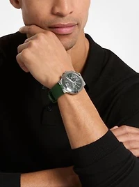 Oversized Billie Gunmetal and Silicone Watch