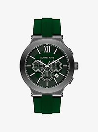 Oversized Billie Gunmetal and Silicone Watch