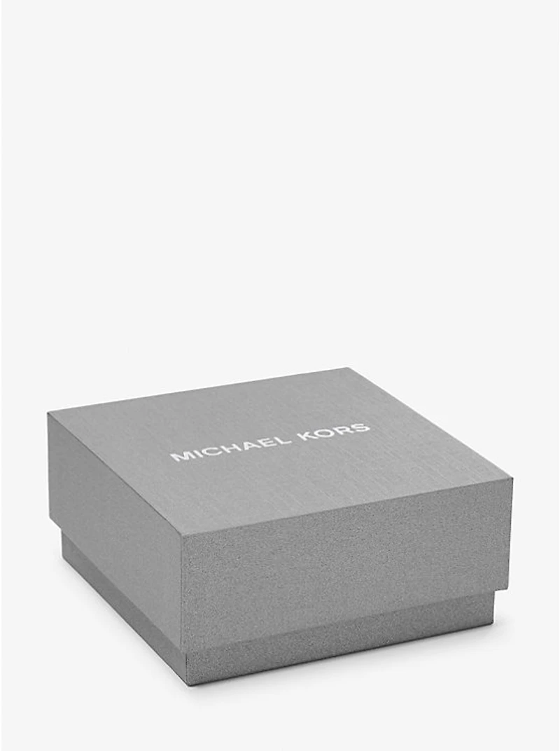 Precious Metal-Plated Sterling Silver Cubic Zirconia Bracelet