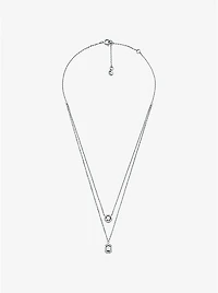 Precious Metal-Plated Double Layered Necklace