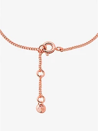 Precious Metal-Plated Sterling Silver Heart Bracelet