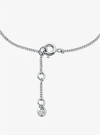 Precious Metal-Plated Sterling Silver Logo Bracelet