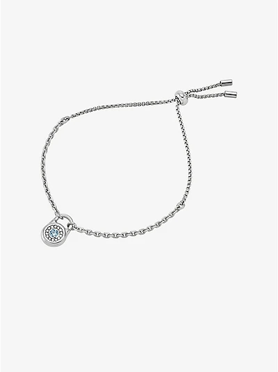 Pavé Lock Slider Bracelet