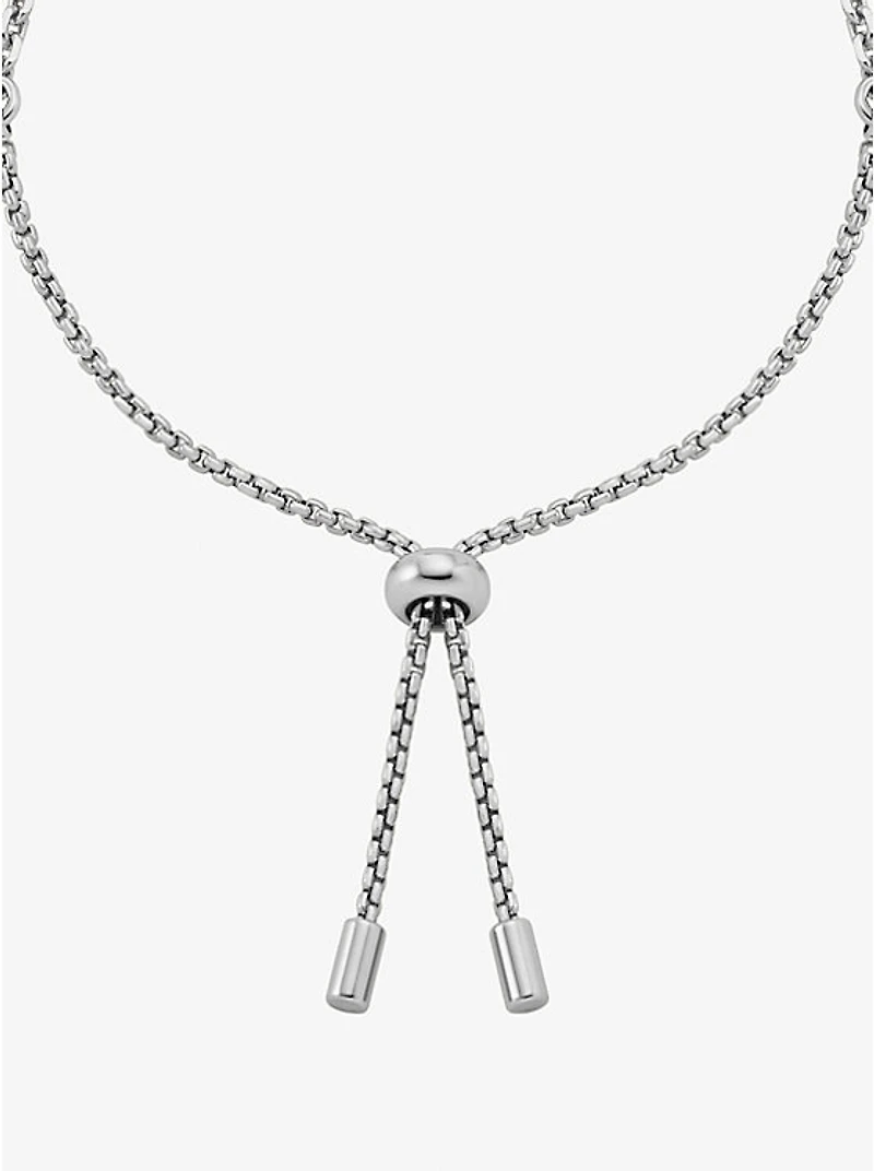 Pavé Lock Slider Bracelet